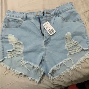 ❤️ 2/30 Forever 21 denim shorts